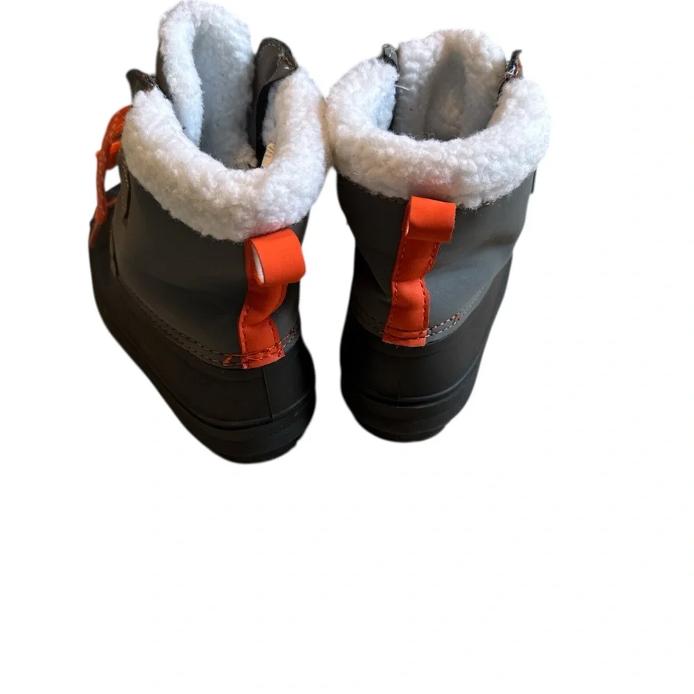 Gymboree Black and Orange Kids Snow Boots